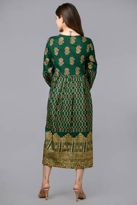 Aurish Designer Green Kurta  2