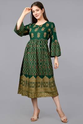 Aurish Designer Green Kurta  4