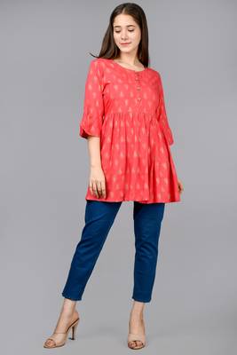 pink Aurish kurti  3
