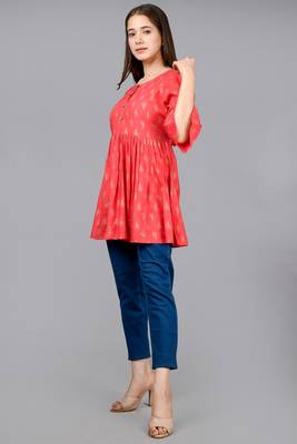 pink Aurish kurti  4