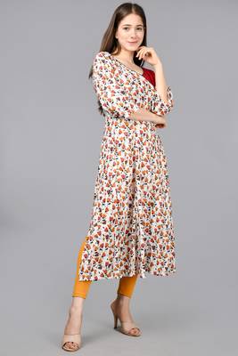 Aurish Multi Color Angrakha Kurta 4