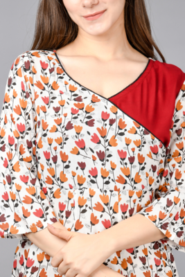 Aurish Multi Color Angrakha Kurta 6