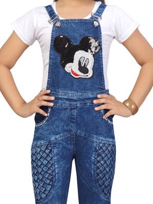 White plain blended cotton girls-top-bottom 2
