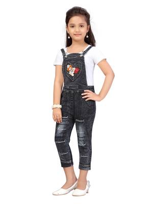 White plain blended cotton girls-top-bottom 4