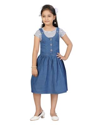 White plain cotton girls-top-bottom 1