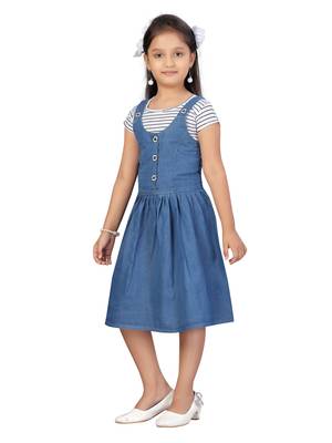 White plain cotton girls-top-bottom 3