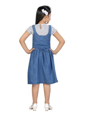 White plain cotton girls-top-bottom 4