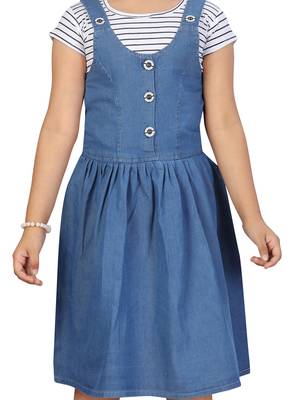 White plain cotton girls-top-bottom 5