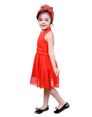 A&A Fashion Knee Length Party Wear Frock 2