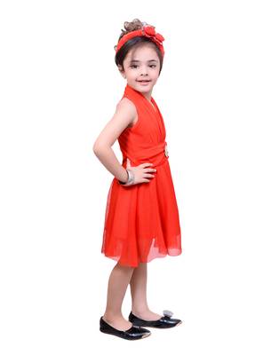 A&A Fashion Knee Length Party Wear Frock 3