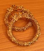 Gold bangles-and-bracelets