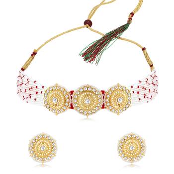 Red pearl necklace sets 2