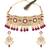 Maroon pearl necklace-sets