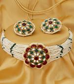 Red pearl necklace sets