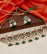 Red pearl necklace sets