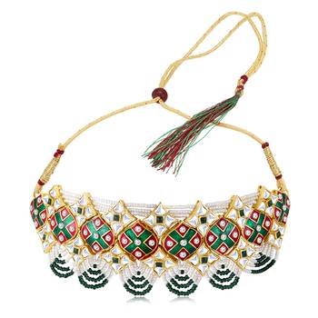 Red pearl necklace sets 3