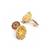 Pink pearl earrings