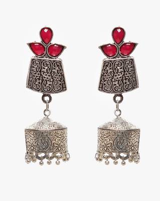 Silver jhumkas 1