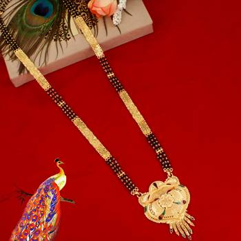 Multicolor cubic zirconia mangalsutra 2