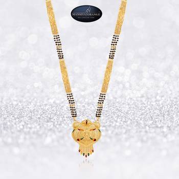 Multicolor cubic zirconia mangalsutra 5