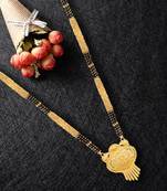 Multicolor cubic zirconia mangalsutra