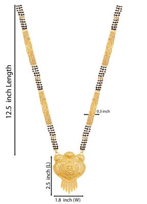 Multicolor cubic zirconia mangalsutra 4