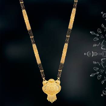 Multicolor cubic zirconia mangalsutra 5