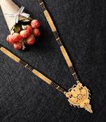 Multicolor cubic zirconia mangalsutra