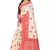 Red woven art silk saree with blouse