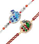 Mahi Combo of Glowing Two Rakhis