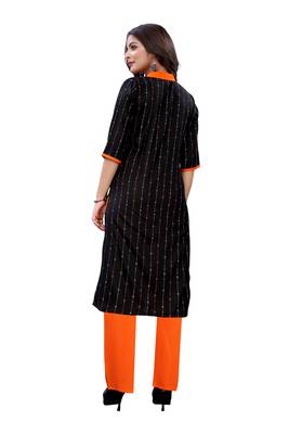 Black printed rayon ethnic-kurtis 2