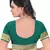 Green Zari Woven Banarasi Silk Saree With Blouse