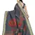 Grey Zari Woven Banarasi Silk Saree With Blouse
