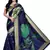 Blue Zari Woven Banarasi Silk Saree With Blouse