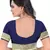 Blue Zari Woven Banarasi Silk Saree With Blouse