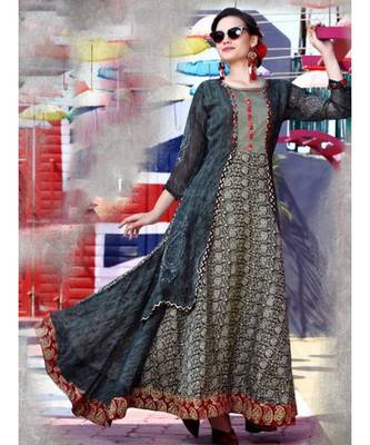 Grey Long Gown 2
