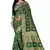 Green Zari Woven Banarasi Silk Bandhani Saree With Blouse