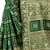 Green Zari Woven Banarasi Silk Bandhani Saree With Blouse