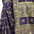 Navy Blue Zari Woven Banarasi Silk Bandhani Saree With Blouse