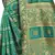 Rama Green Zari Woven Banarasi Silk Bandhani Saree With Blouse