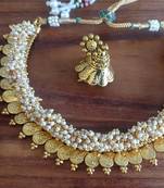 Gold agate necklaces