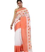 Pure Cotton Fuleswari Embroidery Tant Handloom Saree with Blouse Pic