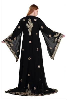 SALE !! Moroccan Islamic Kaftan Beach Fancy Modern Floor Length Bell Sleeve For Women Dress 5