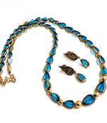 Maroon crystal necklaces