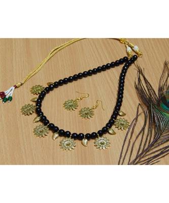 Black agate necklace-sets 2