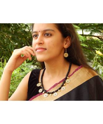 Black agate necklace-sets 3