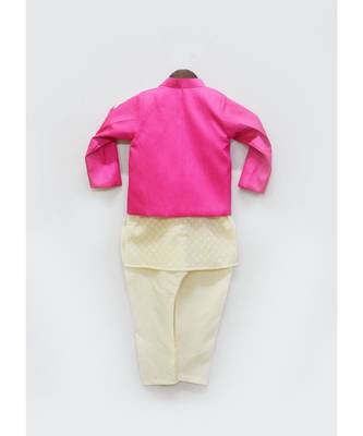 White Self Kurti And Salwar 2