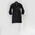 Black Ajkan with Off white Silk Pant