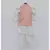 Off white Kurta Pant with Peach Embroidered Jacket