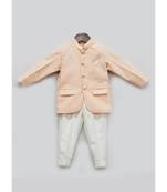 Cream Plain Cotton Co Ord Set